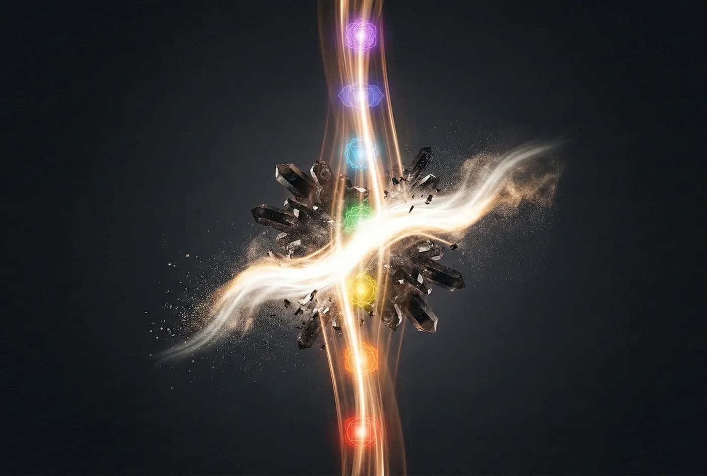 Reset énergétique : dissolution des nœuds de stress et réalignement des chakras